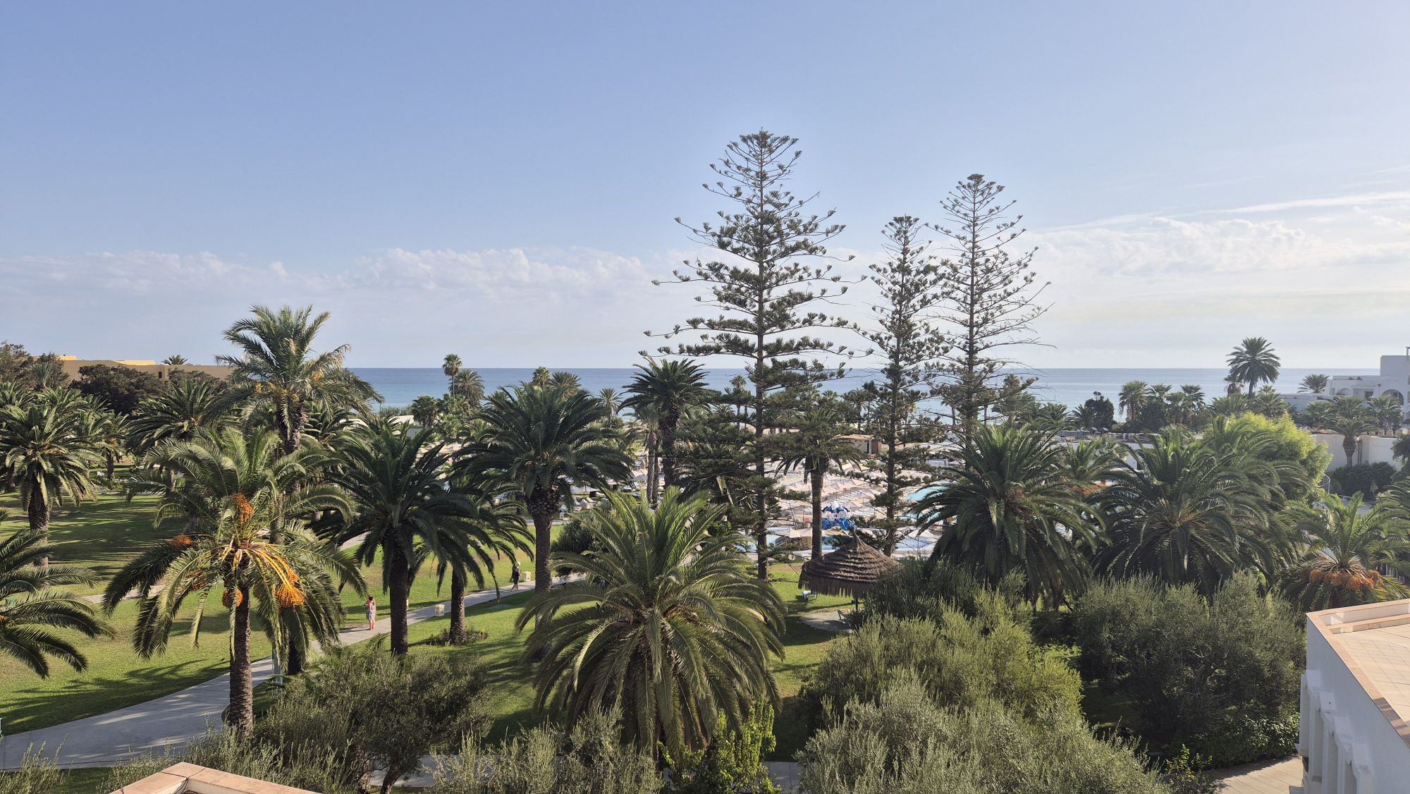 Blick vom Balkon